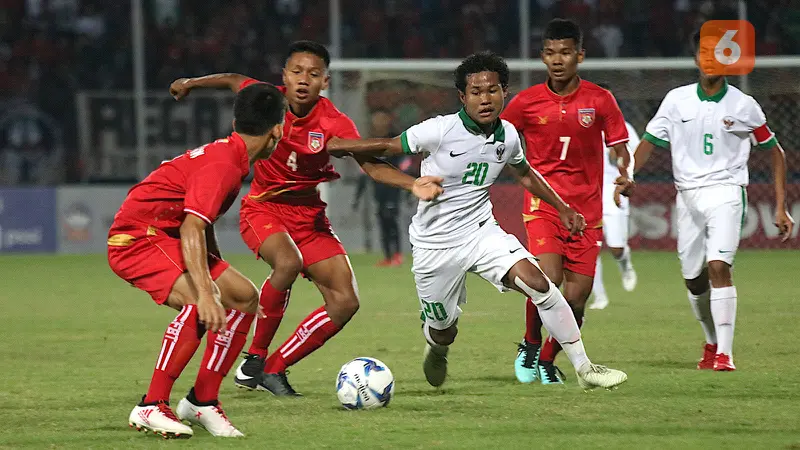Timnas Myanmar U-16 vs Timnas Indonesia U-16