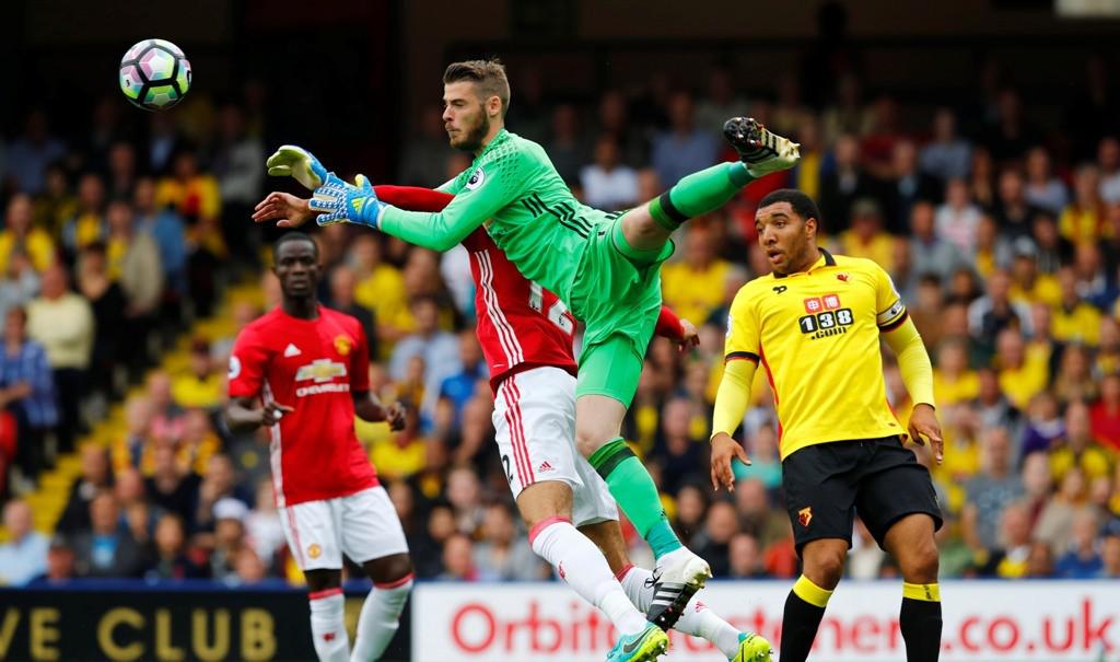 David de Gea vs Watford. (Reuters/Eddie Keogh)