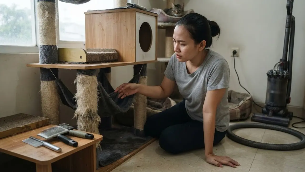 Bagian Kandang Kucing yang Perlu Diperiksa saat Udara Mulai Lembap