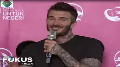 Menpora Imam Nachrowi ikut mengapresiasi hadirnya Beckham di tengah-tengah bakat muda Indonesia.