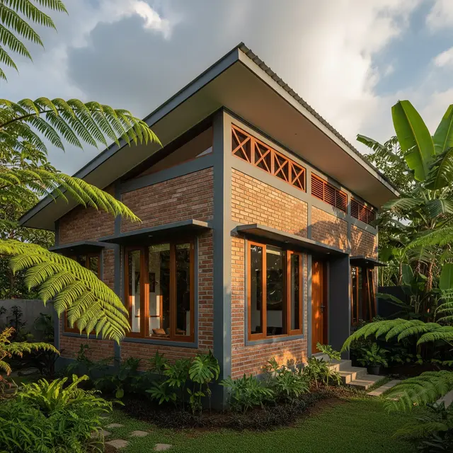 9 Inspirasi Rumah Kecil Hemat Energi dengan Ventilasi Alami, Desain Efisien Hunian Nyaman