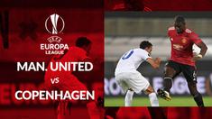 Berita motion grafis statistik Manchester United vs Copenhagen pada perempat final Liga Europa 2019-2020, Selasa (11/8/2020).