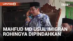Mahfud MD Arahkan Imigran Rohingya Dipindahkan ke Gedung PMI