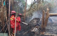 Manggala Agni Berjibaku Padamkan Karhutla Bengkalis Riau di Lima Desa