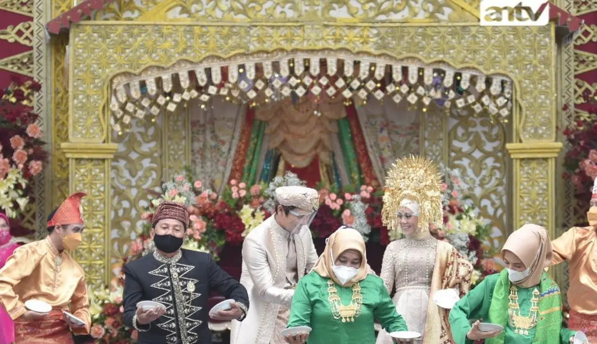 Lesty Billar dan Rizky Billar gelar Manjalang Ka Rumah Mintuo (Instagram/antv_official)