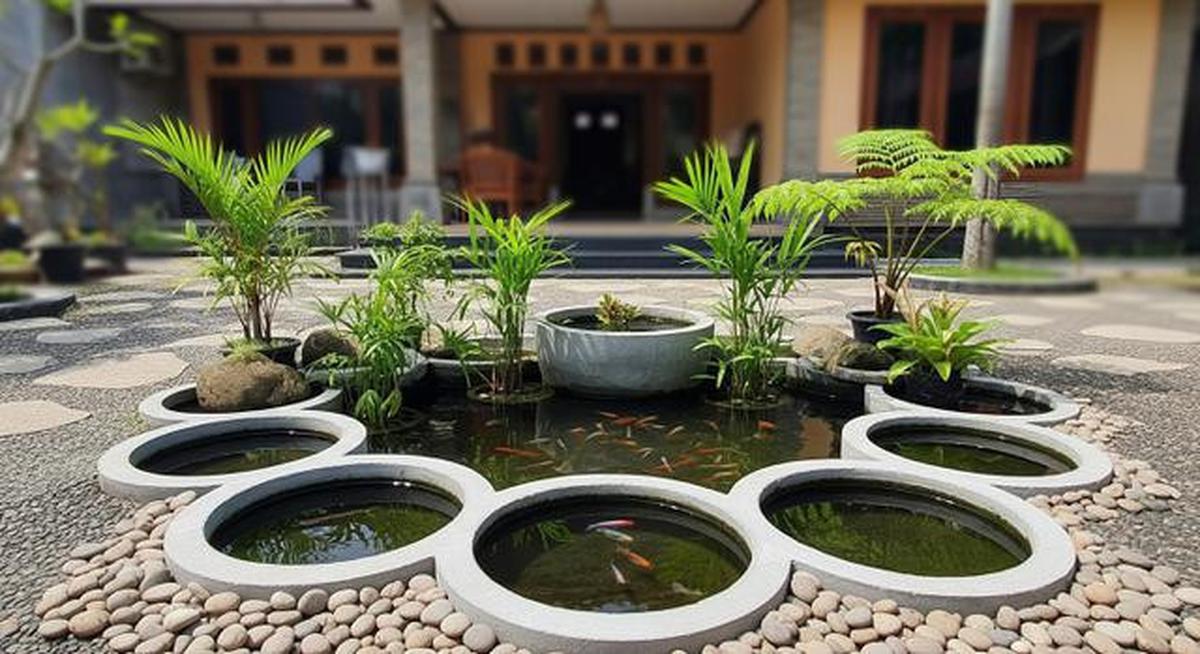 7 Model Kolam Ikan Dangkal yang Aman untuk Anak-anak dan Tetap Estetik