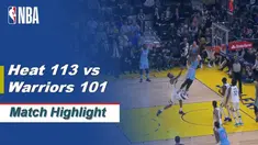 Berita Video Highlights NBA 2019-2020, Miami Heat Vs Golden State Warriors 113-101
