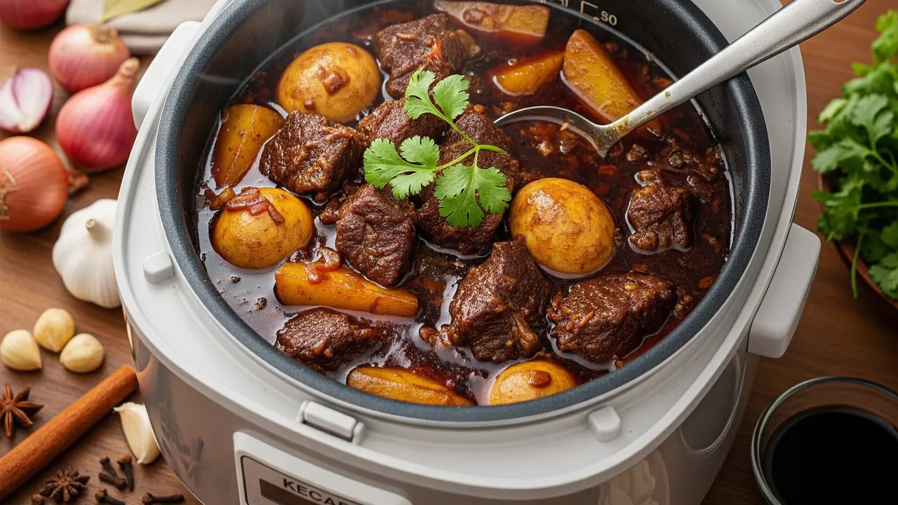 Membuat Semur Daging Pakai Magic Com (Gemini AI)