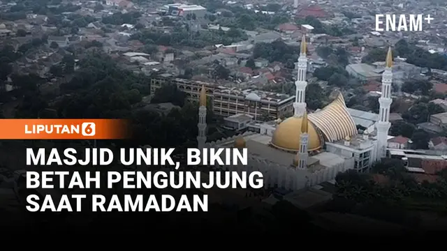 Masjid Unik, Bikin Betah Pengunjung Saat Ramadan