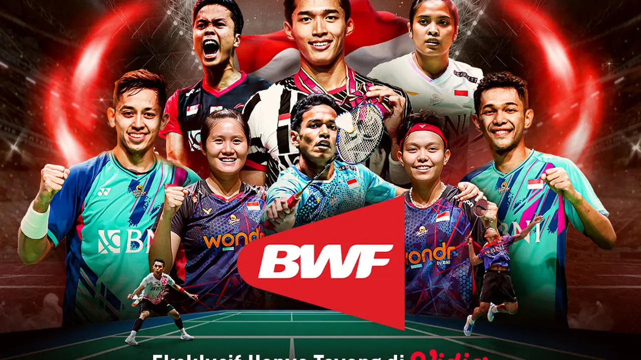 Saksikan jadwal Rangkaian BWF World Tour 2025 Eksklusif hanya di Vidio!
