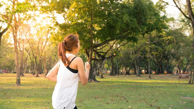 Ilustrasi joging pagi