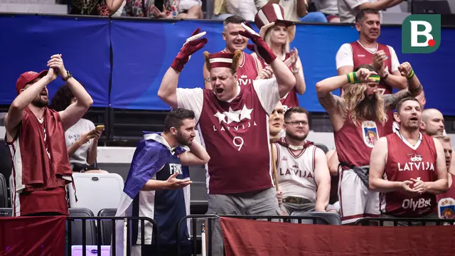 Foto: Sang Debutan Berikan Kejutan, Latvia Menang Dramatis atas Prancis di Depan Ribuan Pendukung Mereka saat Piala Dunia FIBA 2023