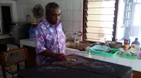 Penemuan prasasti Candi Kedulan di Yogyakarta (Liputan6.com/ Fathi Mahmud)