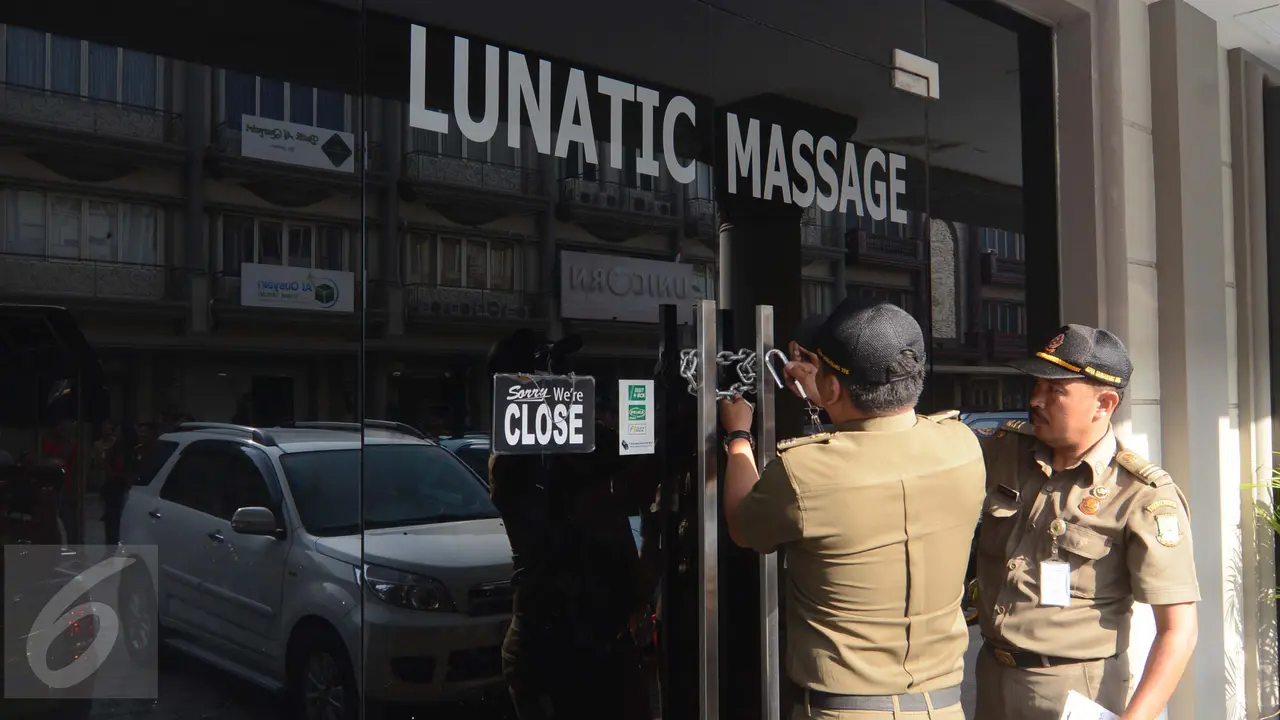 20160223-Tak Kantongi Ijin, Sejumlah Tempat Spa dan Massage Disegel 
