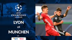 Berita motion grafis statistik Olympique Lyon vs Bayern Munchen pada semifinal Liga Champions 2019-2020. Dua gol Bayern Munchen dicetak Serge Gnabry dan satu oleh Robert Lewandowski.