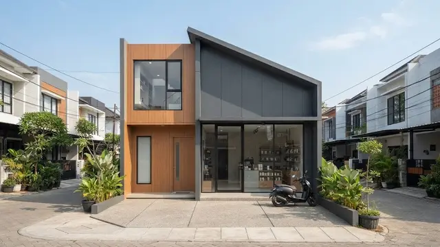 Desain Kontemporer dengan Bentuk Geometris