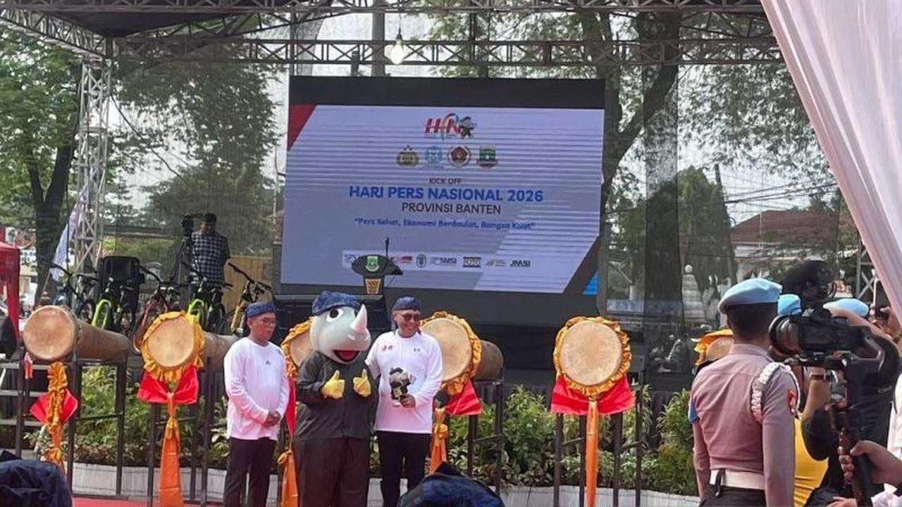 PWI Luncurkan Badak Cula Satu sebagai Maskot HPN 2026 Banten, Simbol Persatuan Wartawan