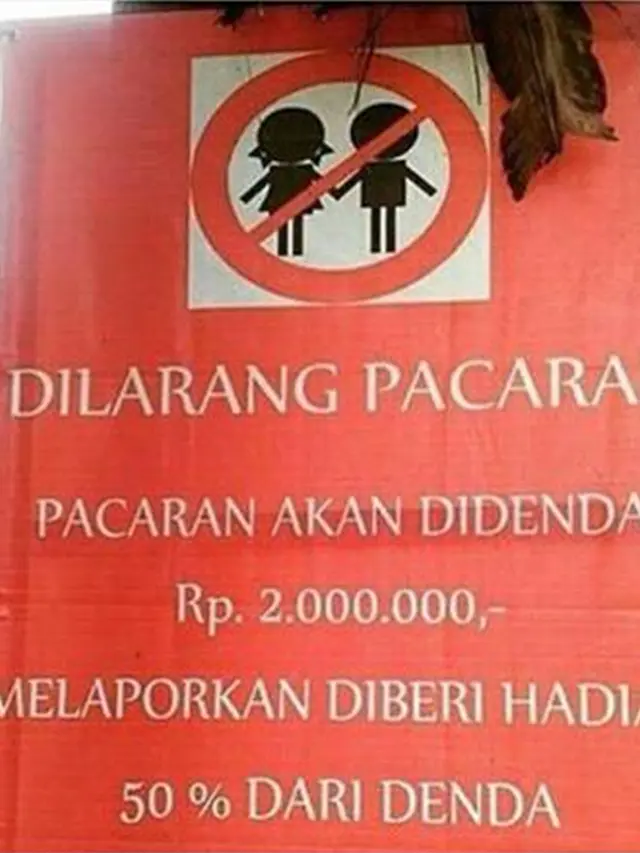 6 Tarif Denda Dilarang Pacaran Ini Bikin Geleng Kepala