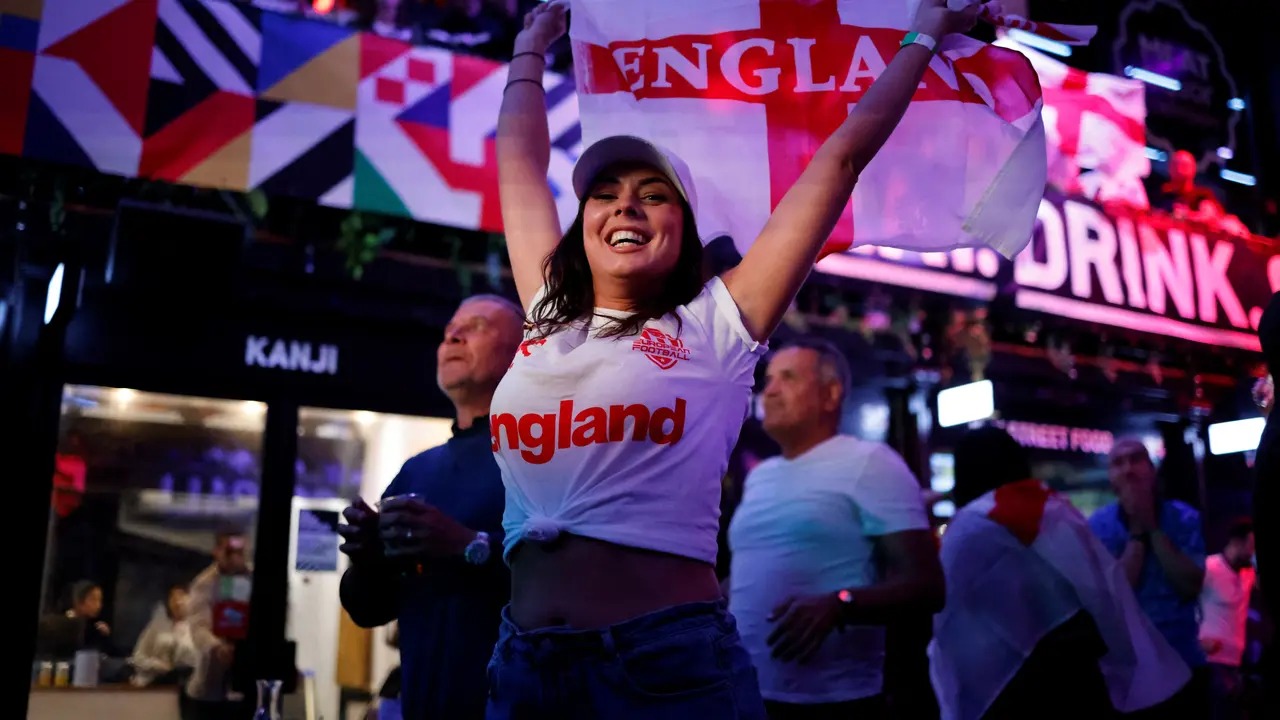 Kegembiraan Suporter Inggris ke Final Euro 2020