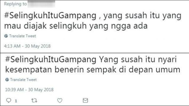 Netizen Twitter pun tidak mau kalah dengan fenomena pelakor dan perselingkuhan yang hangat ini, mereka juga ikut membuat lelucon.
