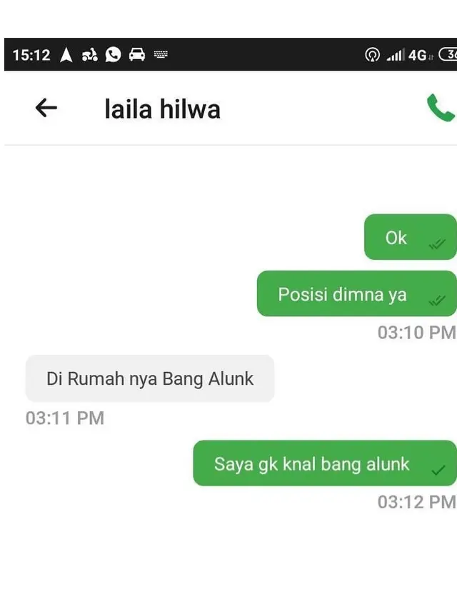 6 Chat Tanya Lokasi Ojek Online dan Penumpang Ini Bikin Senyum Sendiri