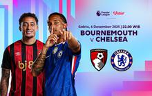 Nonton Live Streaming Liga Premier Pekan ke-15: Bournemouth vs Chelsea, Eksklusif di Vidio