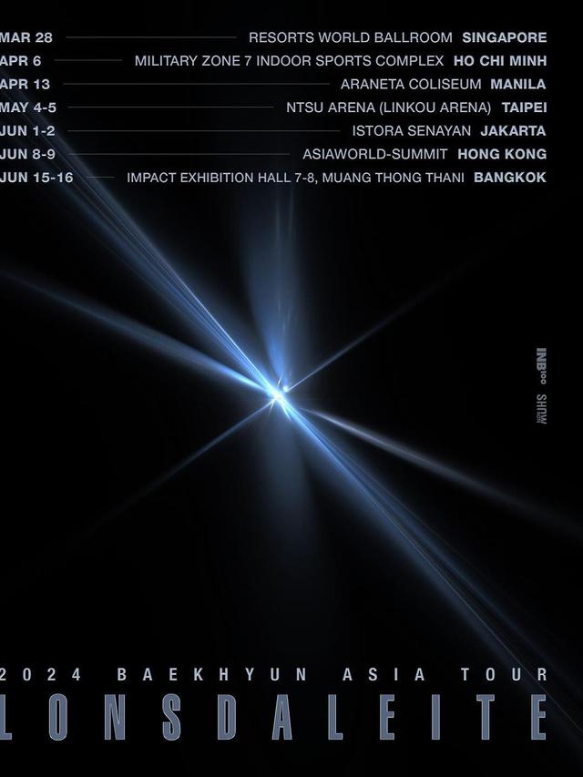 Konser solo Baekhyun EXO. (Instagram/ applewood_official)