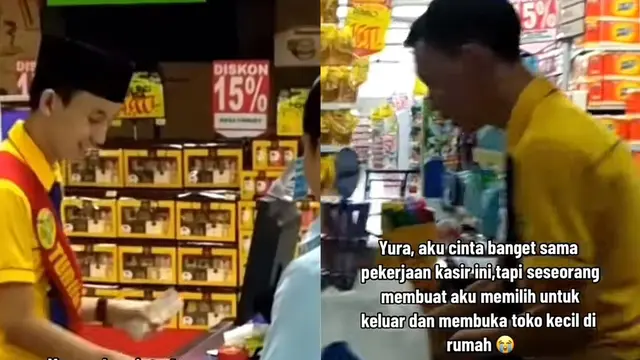 Viral seorang pemuda mantan kasir buka usaha minimarket di kamar kos-kosan TikTok. (Dok: TikTok @adesopian26_)