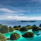Pulau Raja Ampat yang ikonik di Indonesia. (unsplash.com/@sutirtab)