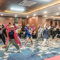 Keseruan&nbsp;Fit and Fun K-Pop Zumba di Malang/copyright fimela/guntur merdekawan