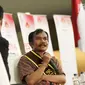 Aktivis tani Indonesia, Masril Koto menjadi pembicara dalam Dialog Sambung Rasa dan Interaktif pada Festival Prestasi Indonesia di Jakarta, Selasa (22/8). Dialog ini mengenai Pancasila dan Pengembangan Ekonomi Rakyat. (Liputan6.com/Herman Zakharia)