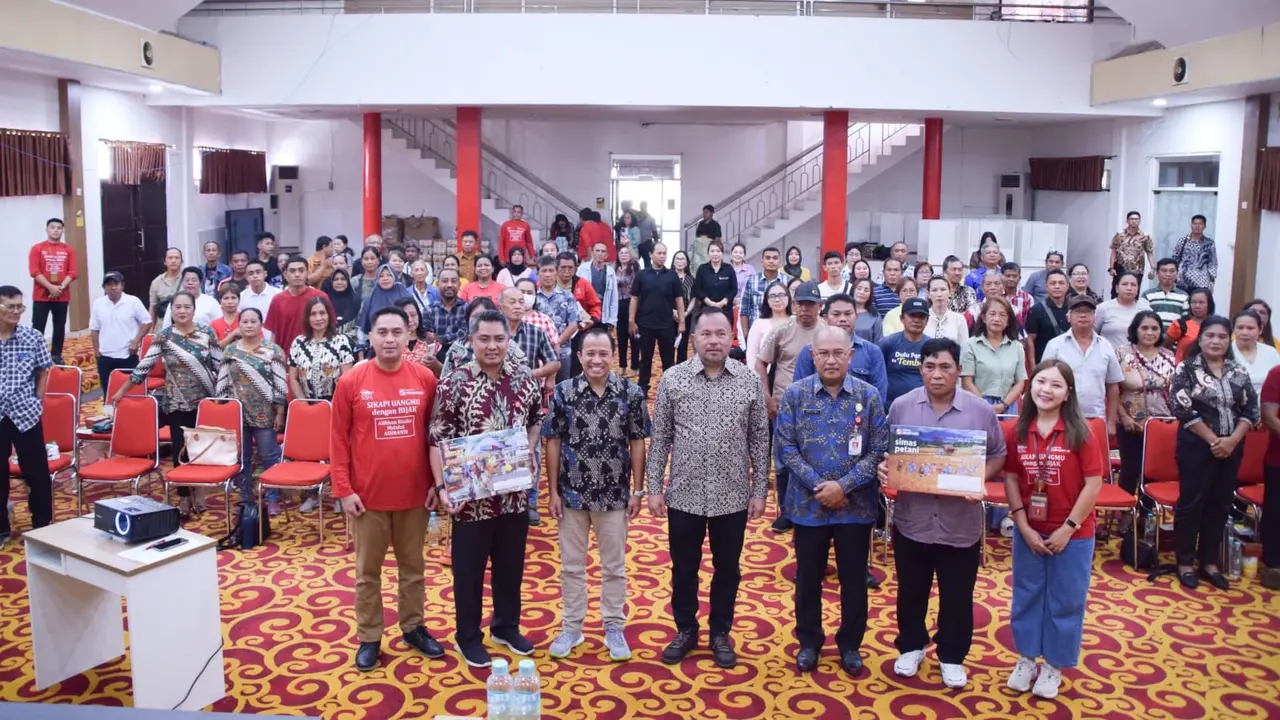 Asuransi Sinar Mas menyelenggarakan kegiatan Literasi Keuangan bagi para petani di Kota Manado. (Dok Sinar Mas)