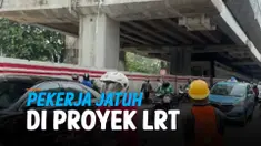PEKERJA JATUH DI KETINGGIAN 8 METER PROYEK LRT KUNINGAN