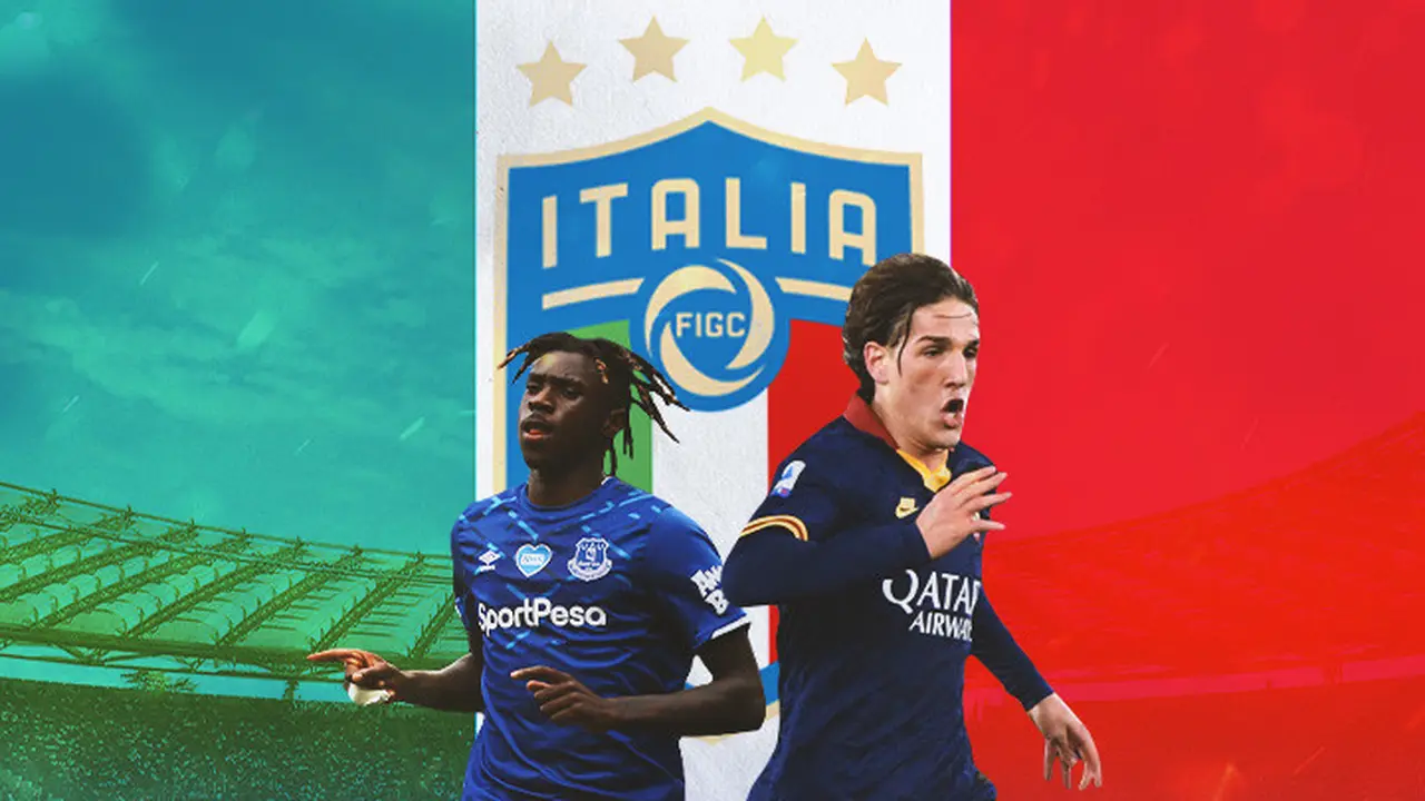 Italia - Moise Kean dan Nicolo Zaniolo