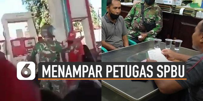 VIDEO: Viral Oknum TNI Tampar Petugas SPBU, Ini Dia Penyebabnya