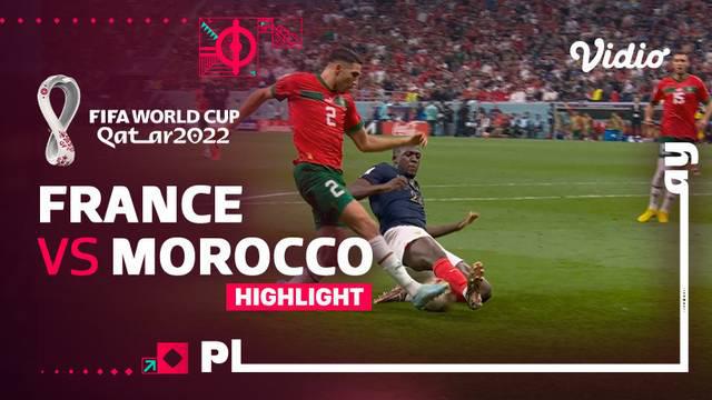 Berita highlights pertandingan semifinal antara Prancis melawan Maroko,Kamis (15/11/22). Prancis menang dengan skor 2-0 dan melaju ke final.