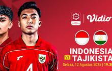 Siaran Langsung Piala Kemerdekaan 2025: Indonesia U-17 vs Tajikistan U-17 Hanya di Vidio