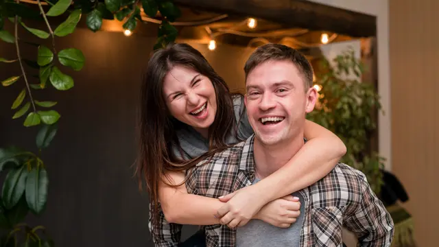 Couple Laughing