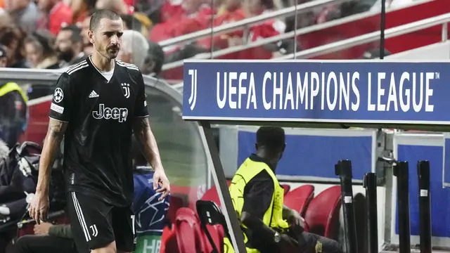 Foto: Rapor Merah Pemain Juventus Saat Disingkirkan Benfica dari Liga Champions