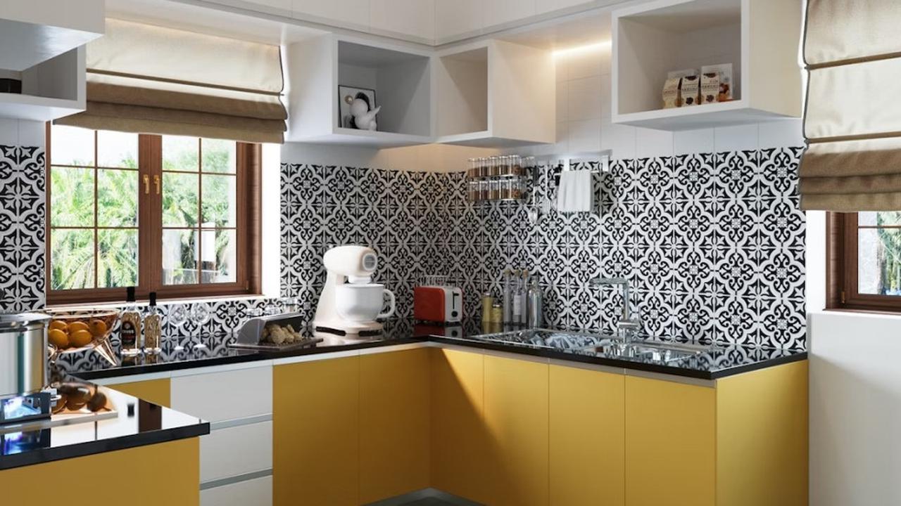 Ilustrasi Dapur Tradisional Modern