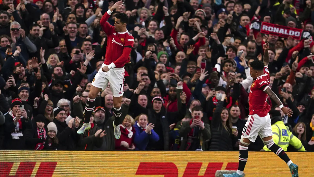 Cristiano Ronaldo - Manchester United - Liga Inggris - 13 Maret