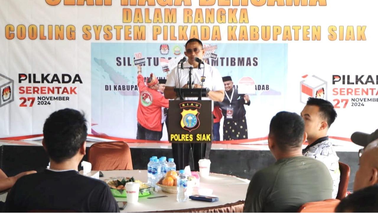 Pilkada Siak, Polisi Minta Semua Paslon Pegang Komitmen Jaga keamanan dan Ketertiban