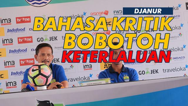 Berita video Pelatih Persib Bandung, Djadjang Nurdjaman, berkeberatan dengan kritik dari Bobotoh. (Sumber: Voice of Bobotoh)