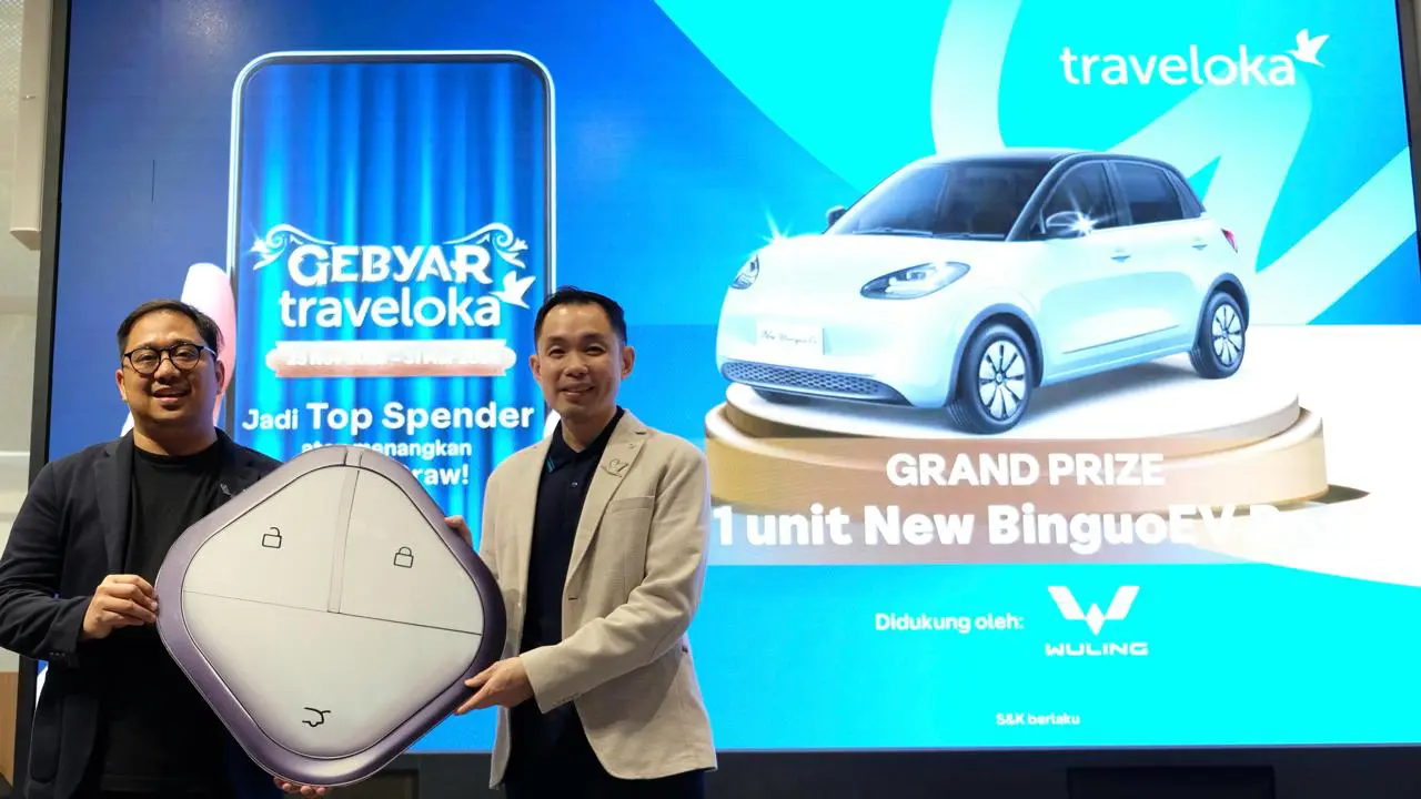 Wuling Berikan New BinguoEV untuk Hadiah Gebyar Traveloka 2025 (ist)