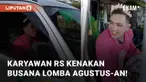 Beredar video di media sosial yang tunjukkan mobil ambulance terburu-buru. Staff tersebut tak berpakaian rapih dan berseragam seperti karyawan RS lain