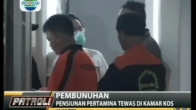 Pembunuhan, Pensiunan Pertamina Tewas di Kamar Kos