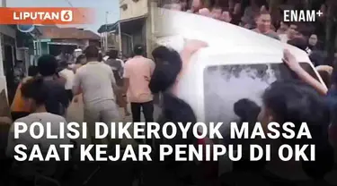 Media sosial digegerkan dengan aksi pengeroyokan massa pada polisi saat mengejar terduga pelaku penipuan. Peristiwa terjadi di Desa Lebung Gajah, Tulung Selapan, Ogan Komering Ilir, Sumatera Selatan. Polisi menyebut insiden berawal dari sejumlah angg...