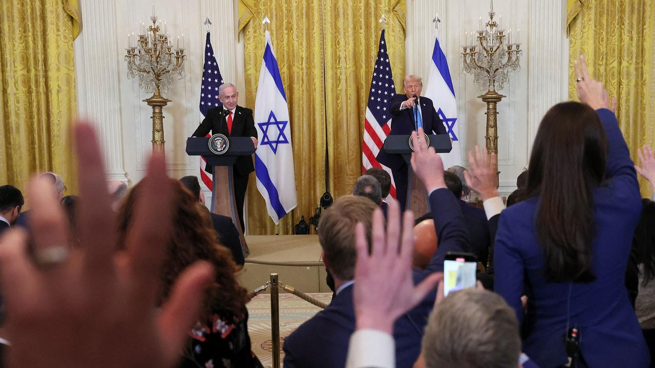 Demo Pro-Palestina Sambut Pertemuan Netanyahu-Trump di Gedung Putih