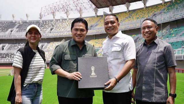 Erick Thohir kunjungi Stadion Gelora Bung Tomo