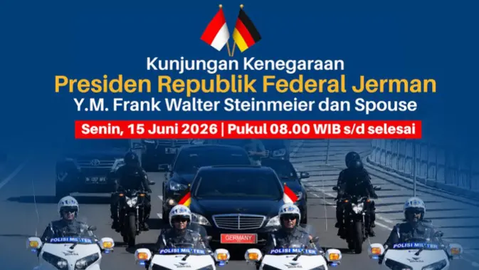 Presiden Jerman Kunjungi Jakarta Besok, 10 Ruas Jalan Ditutup Sementara